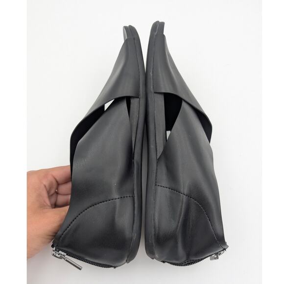 Reaction Kenneth Cole Selena Sandal Women's Black Stretch Size US7.5 EU38 - Picture 5 of 12